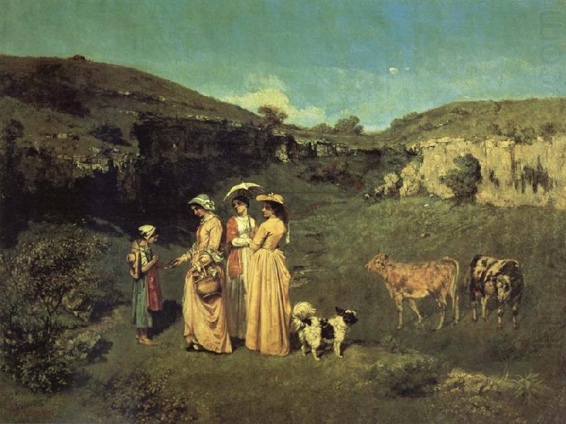 Les Demoiselles de Village, Gustave Courbet